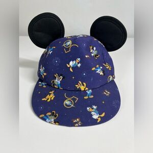 NWT authentic Disney 50th Anniversary toddler belcap Mickey Mouse Ears Size 49cm